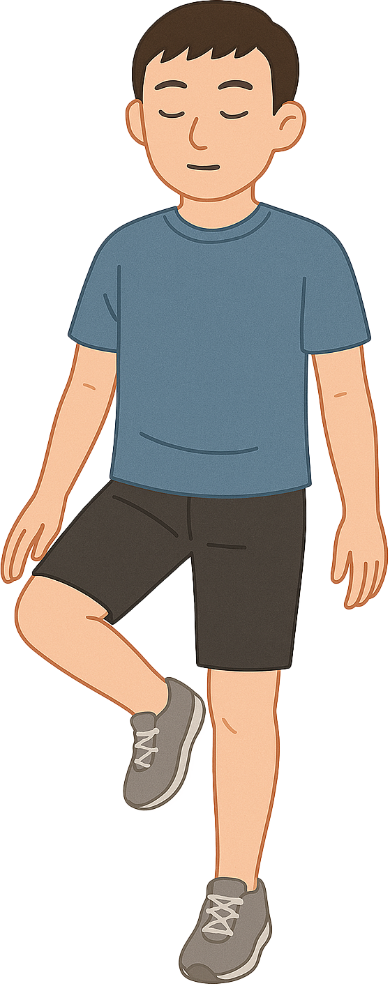 閉眼片足立ちテスト